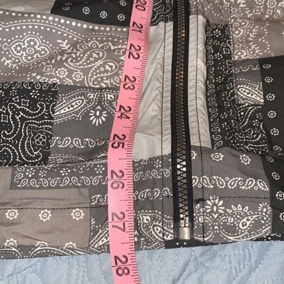 Original Use Patchwork Hooded Jacket M - Picture 8 of 8